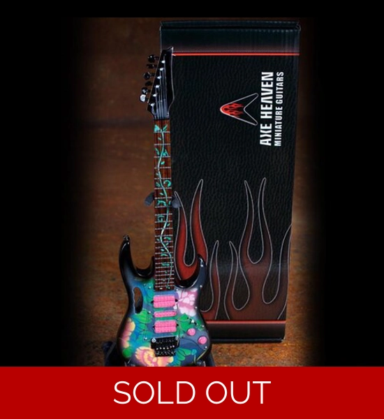 Axe Heaven Steve Vai Ibanez Jem Lotus Mini Guitar